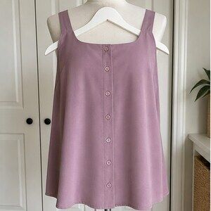 Mauve Tie Neck Blouse